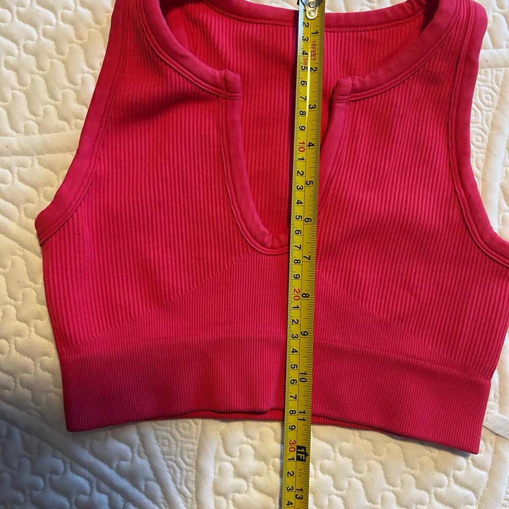 Pink Ribbed Two-Piece Set - Picture 7 of 11